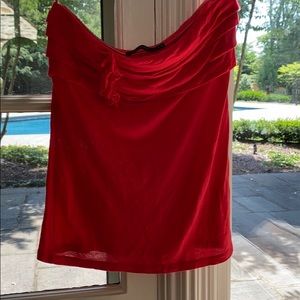 Limited strapless top